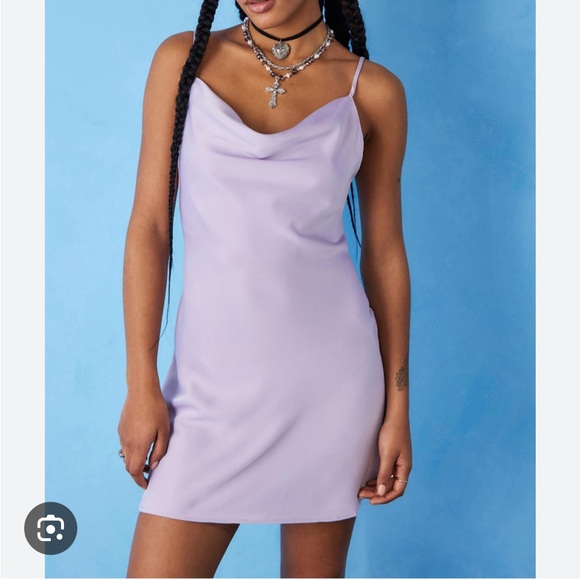 UO Mallory Cowl Neck Slip Dress *DONATING FRIDAY* - Picture 1 of 4